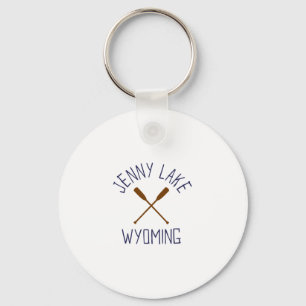 Jenny Lake Wyoming Outdoor Vintage 3 Schlüsselanhänger