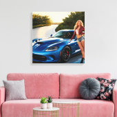 Jenny Leinwanddruck (Insitu (Wohnzimmer))