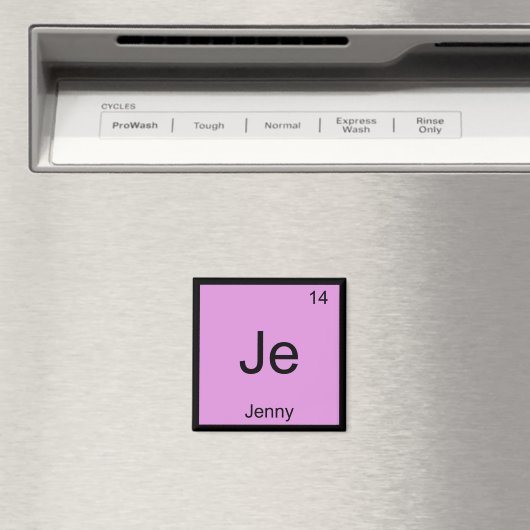 Jenny Name Chemistry Element Periodic Table Magnet (In Situ (Geschirrspüler))