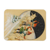 Jenny Nystrom - Alt-Skandinavien - Weihnachten Magnet (Horizontal)