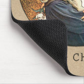 Jenny Nyström Sweet kleinen Lucia Mädchen Weihnach Mousepad (Ecke)