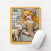 JENNY ~ Pastel Girl Piglet ~ Mousepad (Mit Mouse)