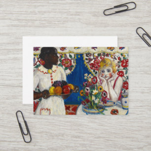 Jenny und Genevieve, 1915 von Florine Stettheimer Visitenkarte
