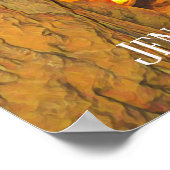 Jenolan Caves Kalksteinhöhlen Australien Poster (Ecke)