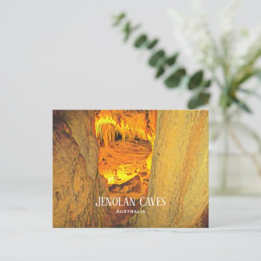 Jenolan Caves Kalksteinhöhlen Australien Postkarte (Stehend Vorderseite)