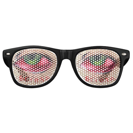 "Jenseits" das beängstigende Auge. Partybrille (Vorderseite)