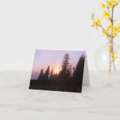 Jenseits der Bäume...... Karte (Gelbe Blume)