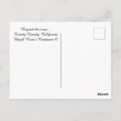 Jenseits der Bäume......Postkarte Postkarte (Rückseite)