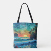 Jenseits der Blues Seascape Tasche (Rückseite)