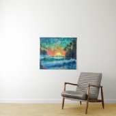 Jenseits der Blues Seascape Wandteppich (Beispiel (Horizontal))