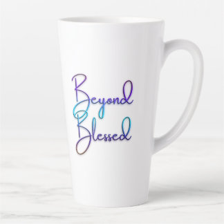 Jenseits der gesegneten Dankbarkeit Latte Tasse