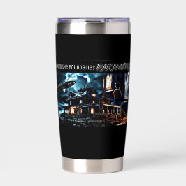 Jenseits der Grenzen paranormaler Tumbler Thermobecher
