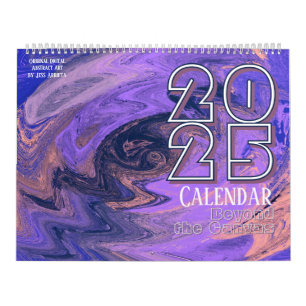 Jenseits der Leinwand Original Abstrakte Kunst Kalender