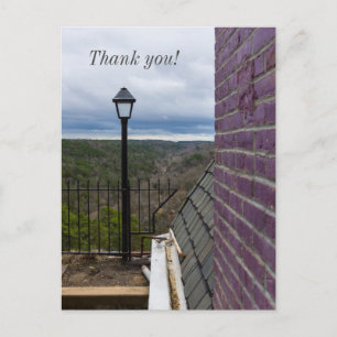 Jenseits der Mondsichel Danke-Postkarte Postkarte