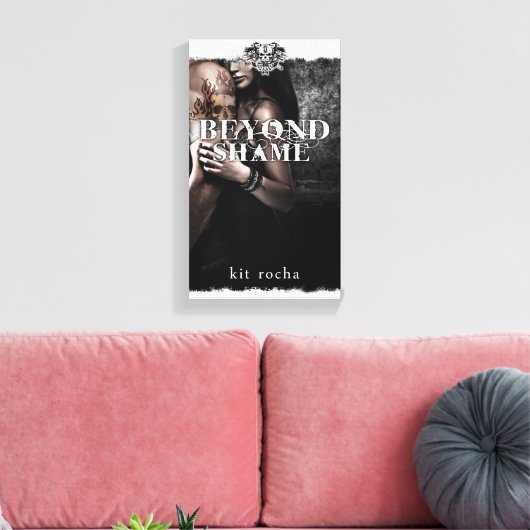 Jenseits der Schamdecke auf der Leinwand (Insitu (Wohnzimmer))