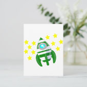 Jenseits der Sterne Postkarte (Stehend Vorderseite)