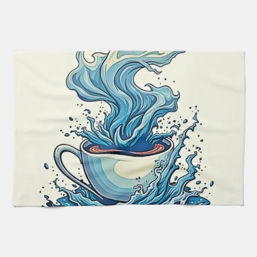 Jenseits der täglichen Tasse Geschirrtuch (Horizontal)