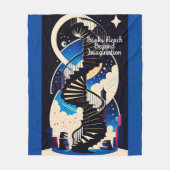 Jenseits der Vorstellungskraft Fleecedecke (Vorderseite)