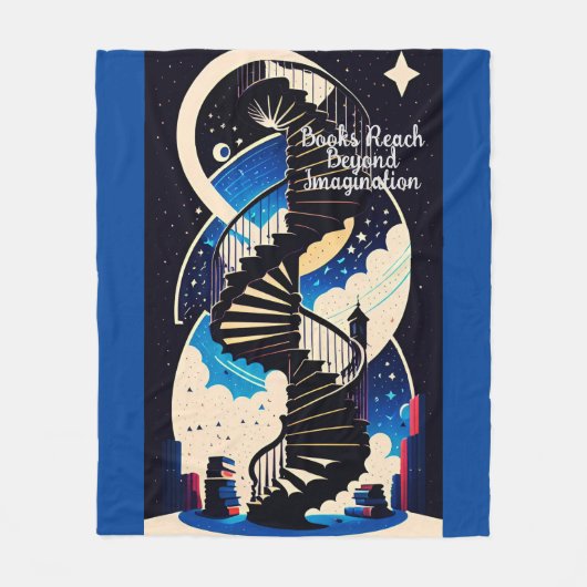 Jenseits der Vorstellungskraft Fleecedecke (Vorderseite)