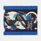 Jenseits der Vorstellungskraft Fleecedecke (Vorderseite (Horizontal))