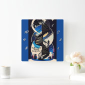 Jenseits der Vorstellungskraft Quadratische Wanduhr (Zuhause)