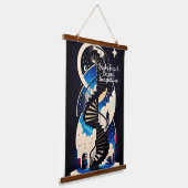 Jenseits der Vorstellungskraft Wandteppich Mit Holzrahmen (Gewinkelt)