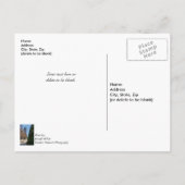 Jenseits der Weihnachtsbaumgrüße von Dallas Postkarte (Rückseite)