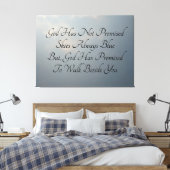 Jenseits der Wolken Leinwanddruck (Insitu (Schlafzimmer))