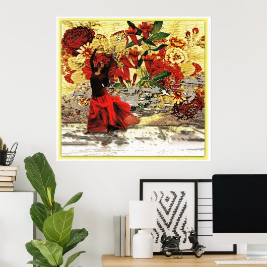 Jenseits der Wolken Poster (Heimbüro)