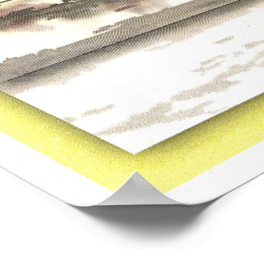 Jenseits der Wolken Poster (Ecke)