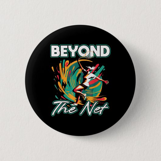 Jenseits des Badminton-Spiels Athletic Leisurewe Button (Vorderseite)