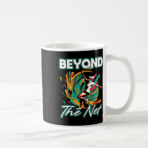 Jenseits des Badminton-Spiels Athletic Leisurewe Kaffeetasse
