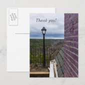 Jenseits des Crescent danke Ihnen Postcard Postkarte (Vorne/Hinten)