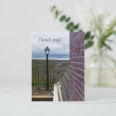 Jenseits des Crescent danke Ihnen Postcard Postkarte (Stehend Vorderseite)