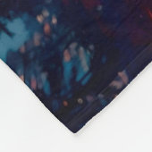 Jenseits des Glowfall Grove Fleecedecke (Ecke)