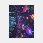 Jenseits des Glowfall Grove Fleecedecke (Vorderseite)