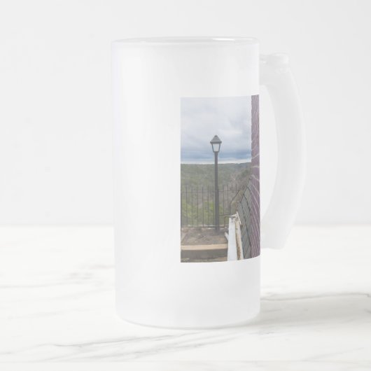 Jenseits des Halbmonds Mattglas Bierglas (VorderseiteRechts)