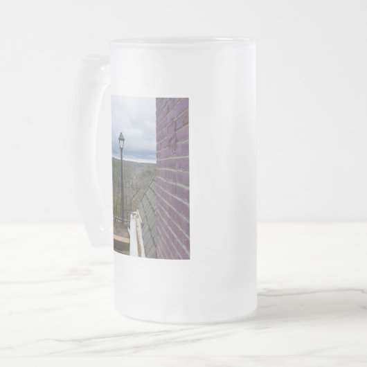 Jenseits des Halbmonds Mattglas Bierglas (Vorderseite Links)