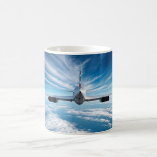 Jenseits des Horizonts: Concorde von hinten Kaffeetasse