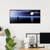 Jenseits des Horizonts - Dunkle Version Poster (Heimbüro)