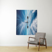 Jenseits des Horizonts: Koncorde von hinten Wandteppich (Beispiel)