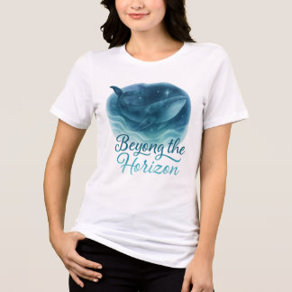 Jenseits des Horizonts - Majestic Whale Tri-Blend Shirt