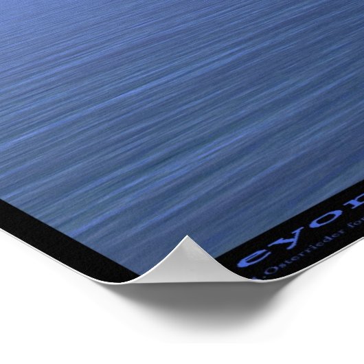 Jenseits des Horizonts Poster (Ecke)