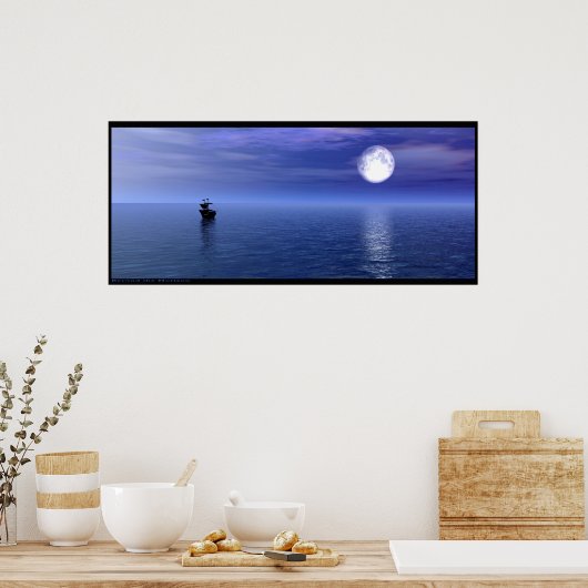 Jenseits des Horizonts Poster (Küche)