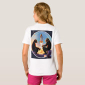 Jenseits des Horizonts" "Reise zur Entdeckung" T-Shirt (Schwarz voll)