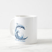 Jenseits des Horizonts - Tasse der Dolphin-Welle (Vorderseite Links)