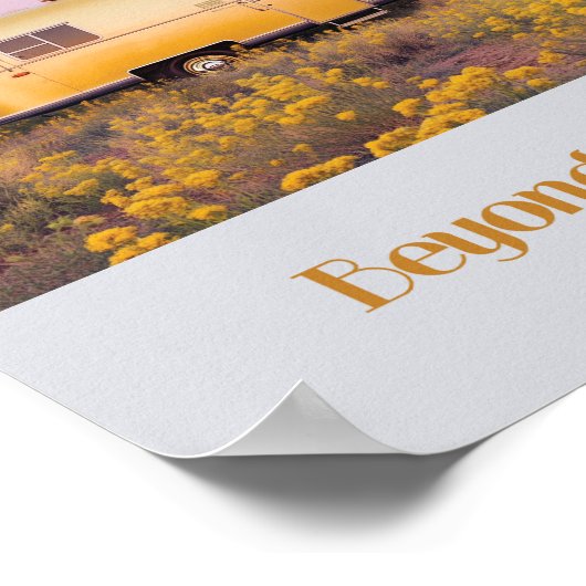 Jenseits des Kartenplakats Poster (Ecke)