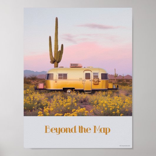 Jenseits des Kartenplakats Poster (Vorne)