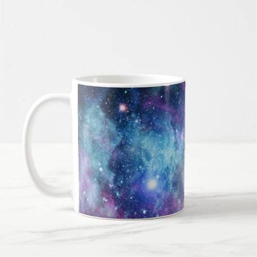 Jenseits des Kosmos Abstrakte Wunder des Universum Kaffeetasse (Links)