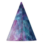 Jenseits des Kosmos Abstrakte Wunder des Universum Partyhütchen (Rückseite)